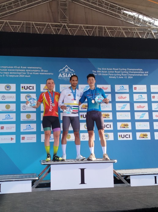 У Кыргызстана второе и третье место на Чемпионате Азии по велоспорту