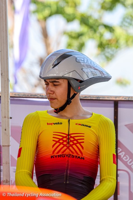 Маткаримов Шахрух в зоне ожидания старта