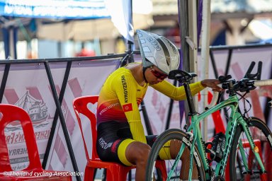 Маткаримов Мухаммед Али - Under 23, перед стартом на разделке 32,1 км