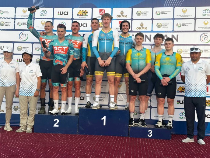 Серебро в командном спринте у Topvelo - ART Cycling team на "Silk Way Namangan" Серебро в командном спринте у Topvelo - ART Cycling team на "Silk Way Namangan"