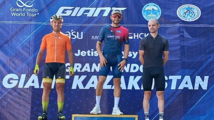Три медали с Gran Fondo Талдыкургане