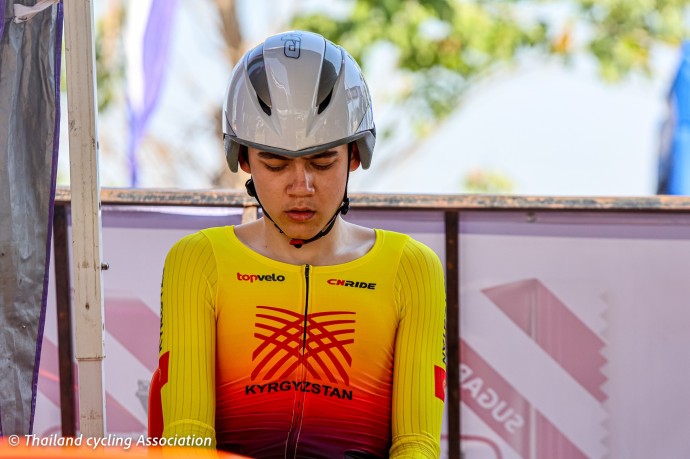 Маткаримов Шахрух в зоне ожидания старта