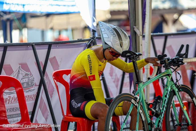 Маткаримов Мухаммед Али - Under 23, перед стартом на разделке 32,1 км