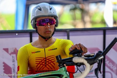 Маткаримов Мухаммед Али - Under 23, перед стартом на разделке 32,1 км